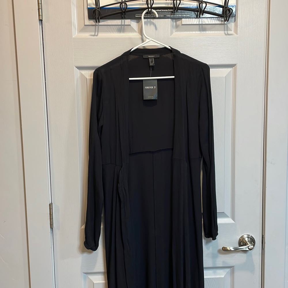 Black Full Body Cardigan
